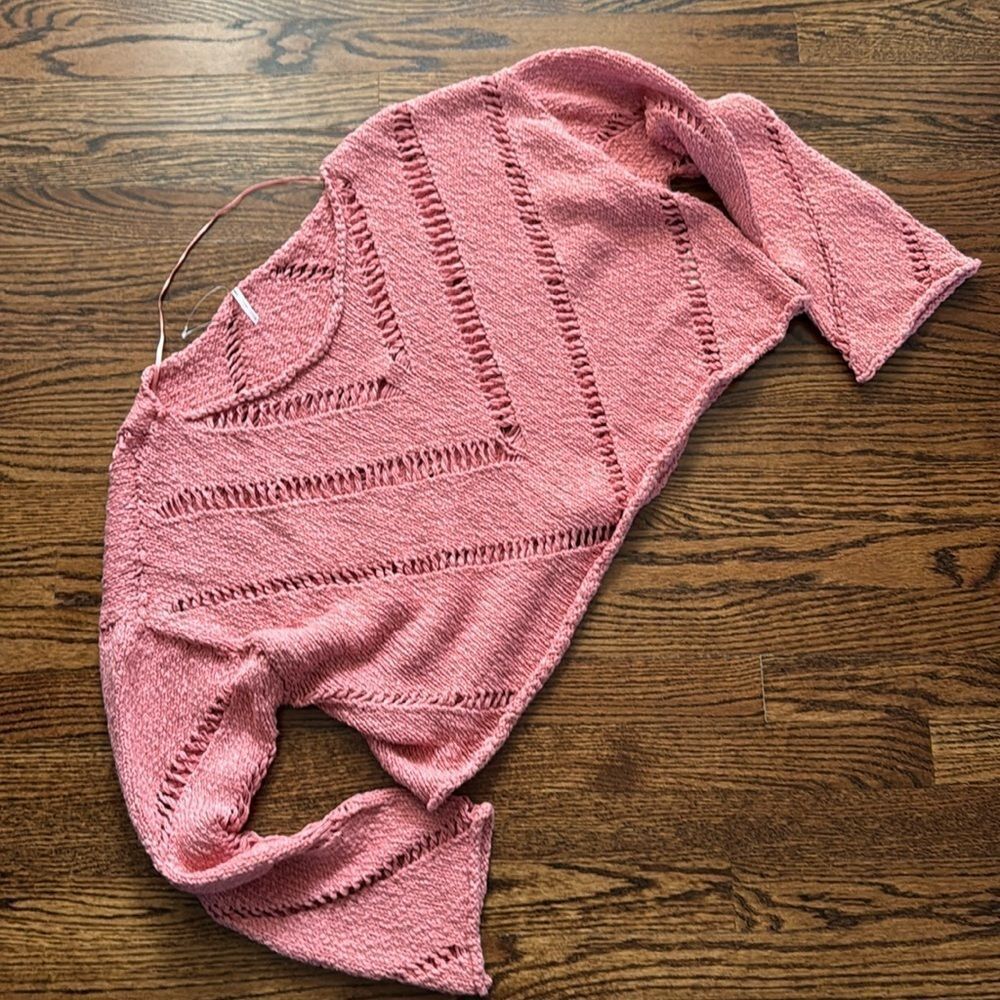 Free People Hayley Sweater size Large V Neck - Picture 4 of 7